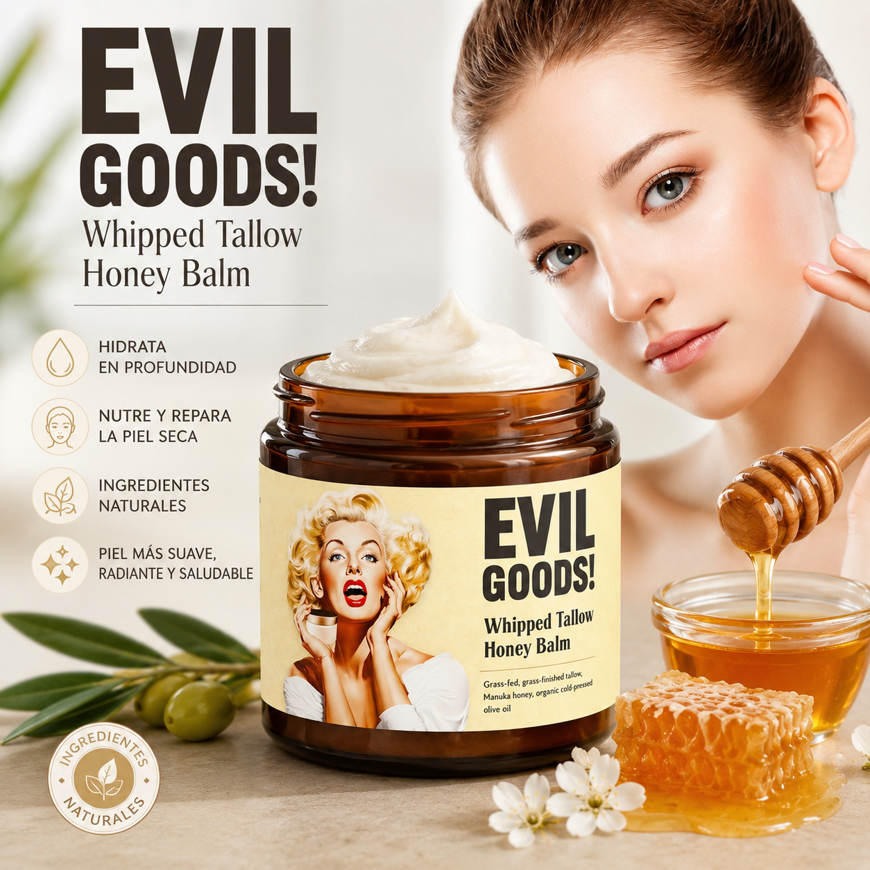 Balsamo Facial - Evil Goods™ Whipped Tallow Repair