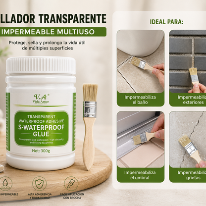 Sellador Adhesivo Impermeable Brocha 300G