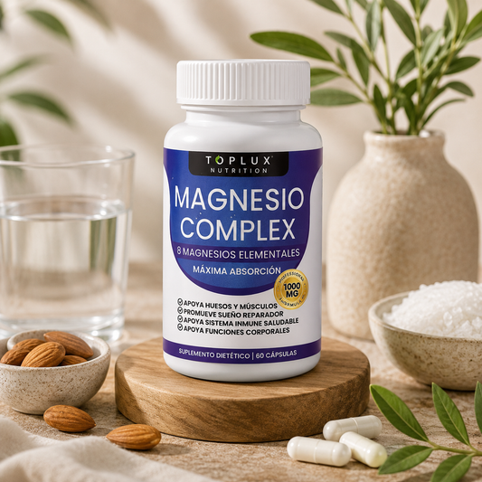 Magnesio Suplemento 8 Elemental 1000mg