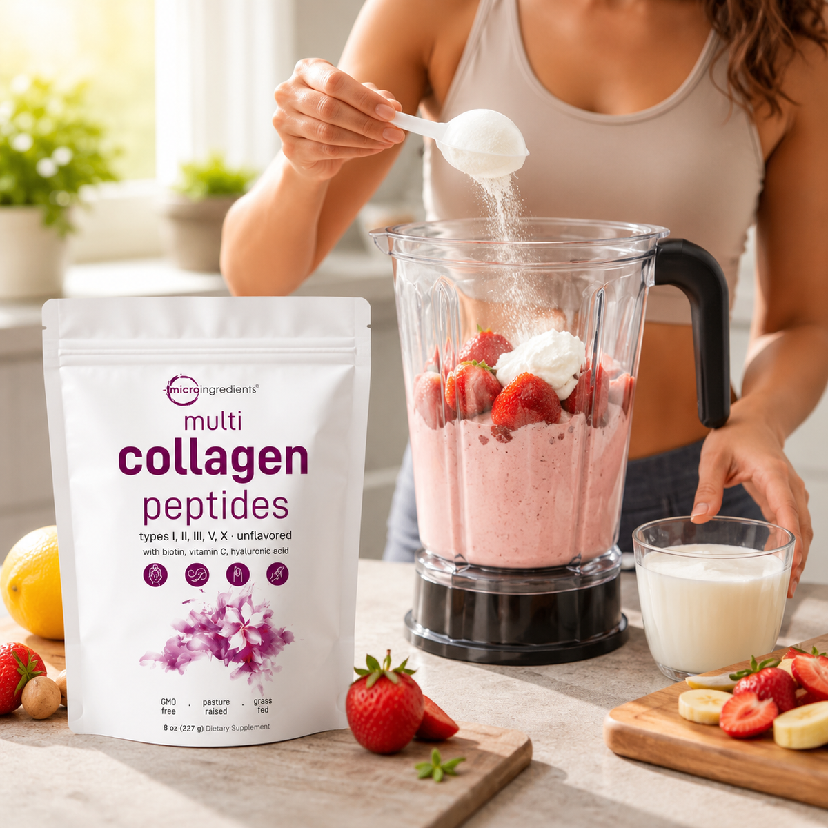 Microingredients - Multi Collagen Peptides 450gr.