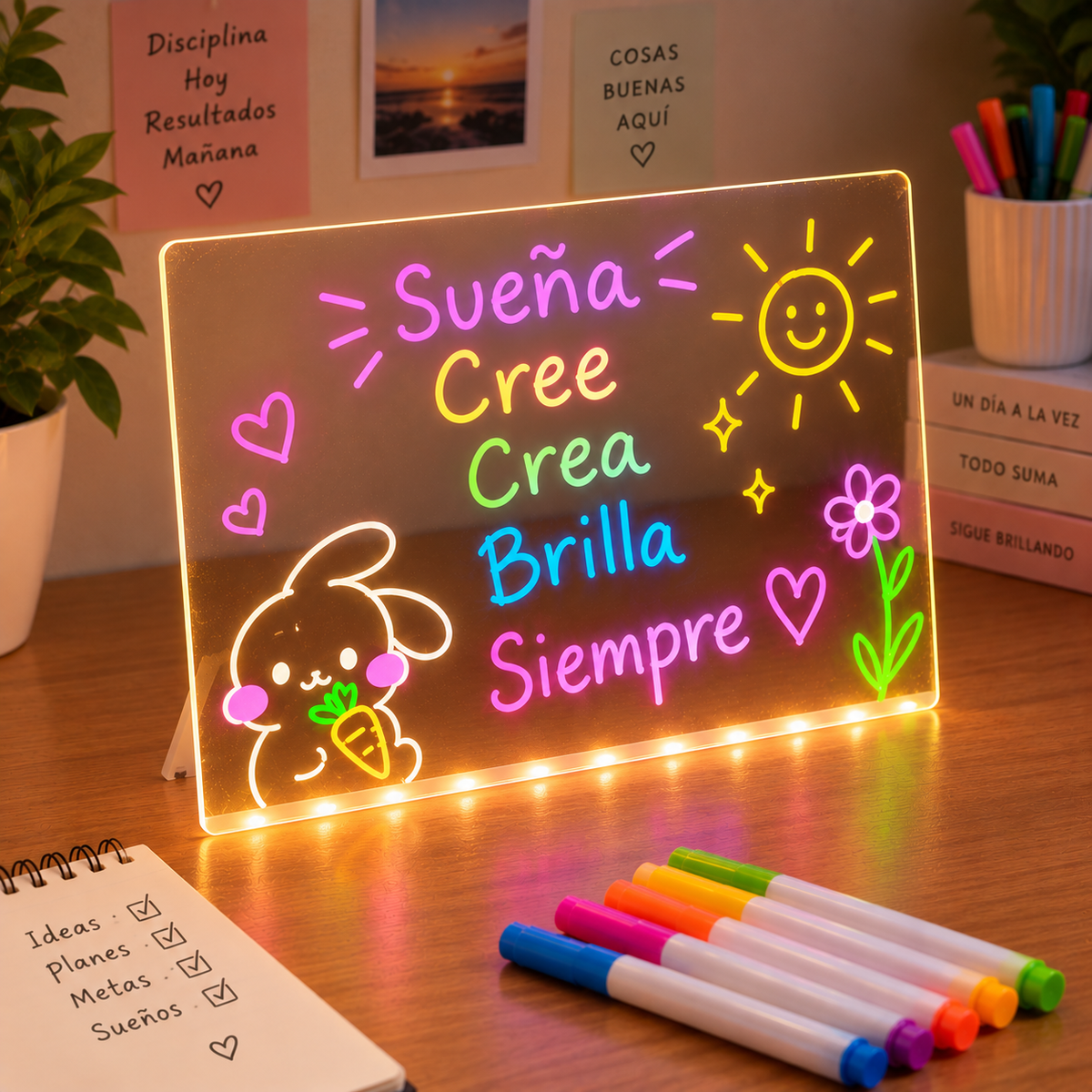 LumiDraw™ — Pizarra Mágica LED USB 20×30 cm