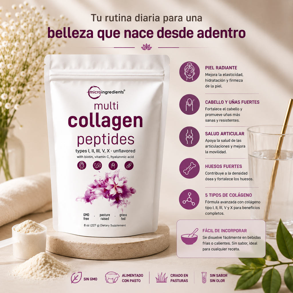Microingredients - Multi Collagen Peptides 450gr.