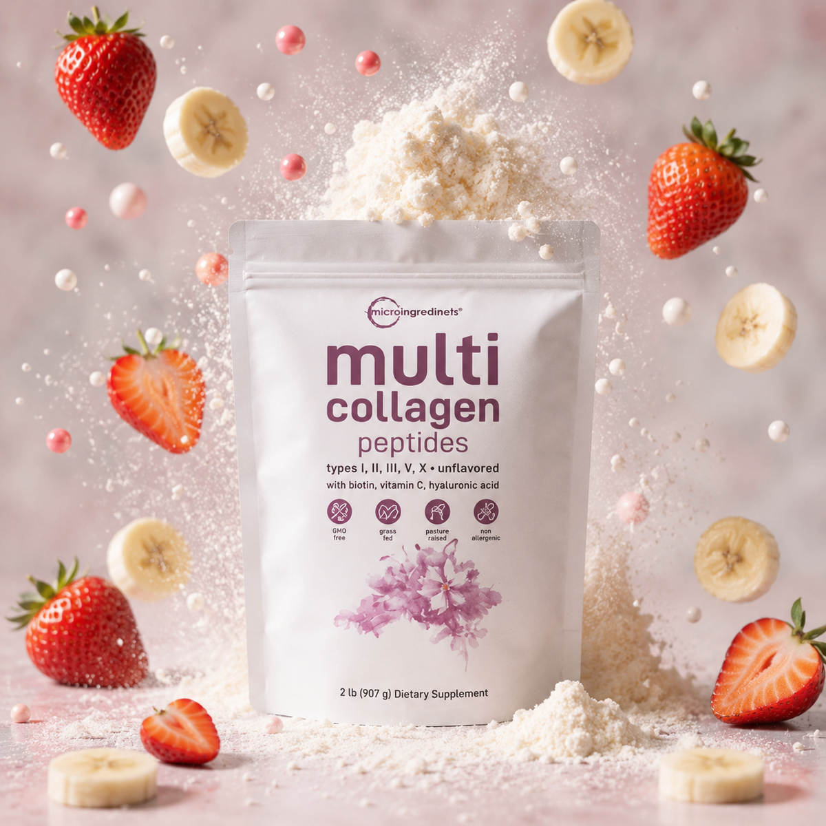 Microingredients - Multi Collagen Peptides 450gr.