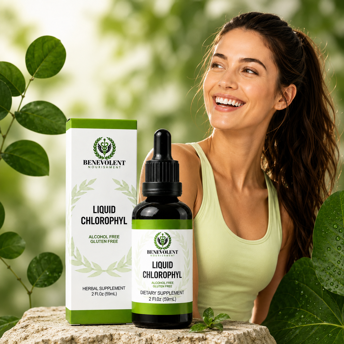 Benevolent  – Clorofila Liquida Concentrada 60ML